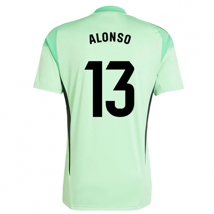 Danxen Men Maikel Alonso #13 Light Green Black Goalkeeper Jersey 2025/26 T-Shirt