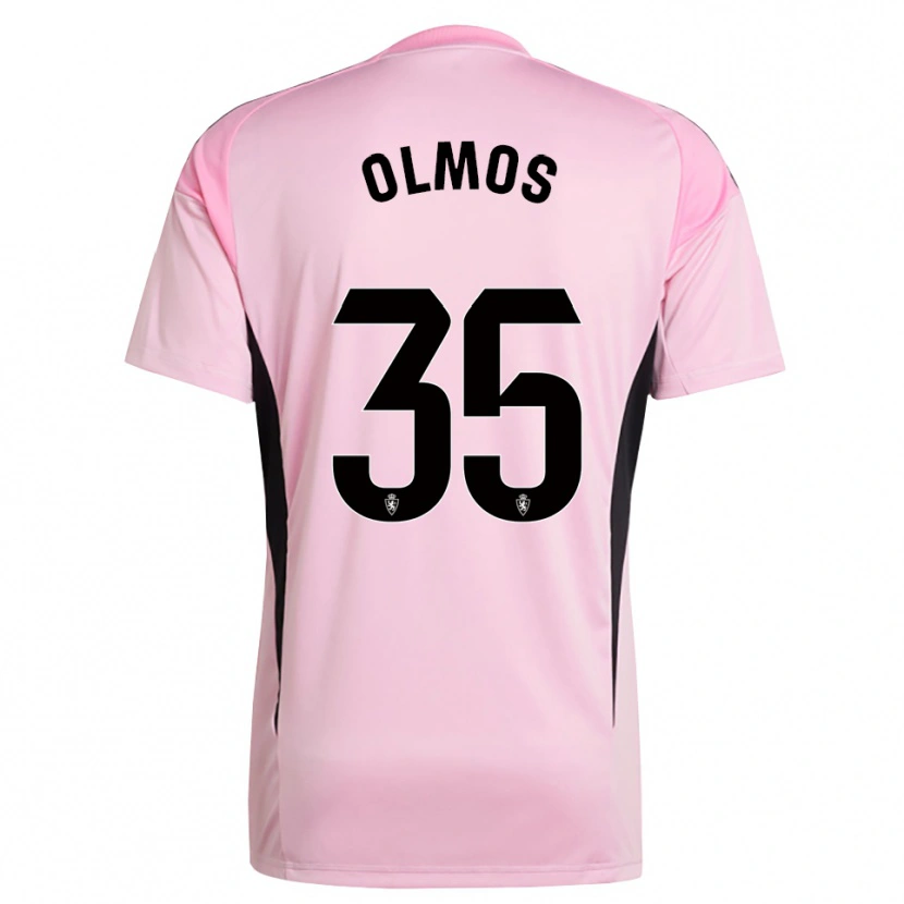 Danxen Men Lucas Olmos #35 Light Pink Black Goalkeeper Jersey 2025/26 T-Shirt