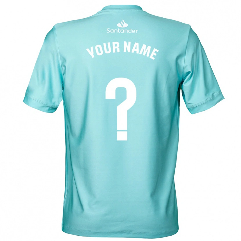 Danxen Men Racing de Santander Light Cyan White Goalkeeper Jersey 2025/26 T-Shirt