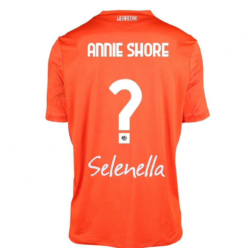 Danxen Men Margot Annie Shore #0 Orange Black White Goalkeeper Jersey 2025/26 T-Shirt