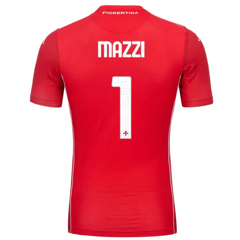 Danxen Men Tommaso Mazzi #1 Red White Goalkeeper Jersey 2025/26 T-Shirt