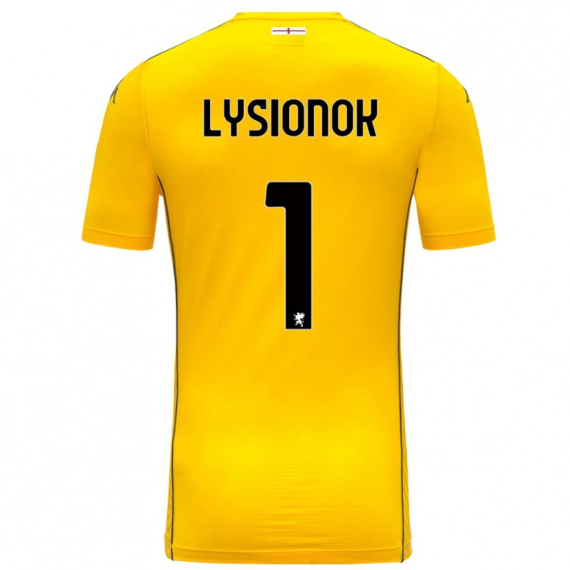 Danxen Men Ernestas Lysionok #1 Dark Yellow Black Goalkeeper Jersey 2025/26 T-Shirt