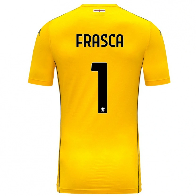 Danxen Men Andrea Frasca #1 Dark Yellow Black Goalkeeper Jersey 2025/26 T-Shirt