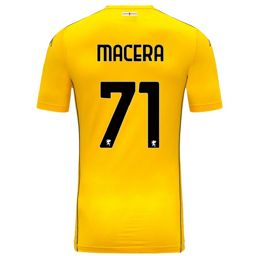Danxen Men Matilde Macera #71 Dark Yellow Black Goalkeeper Jersey 2025/26 T-Shirt