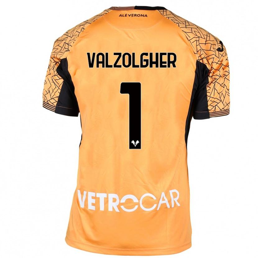 Danxen Men Chiara Valzolgher #1 Orange Black White Goalkeeper Jersey 2025/26 T-Shirt