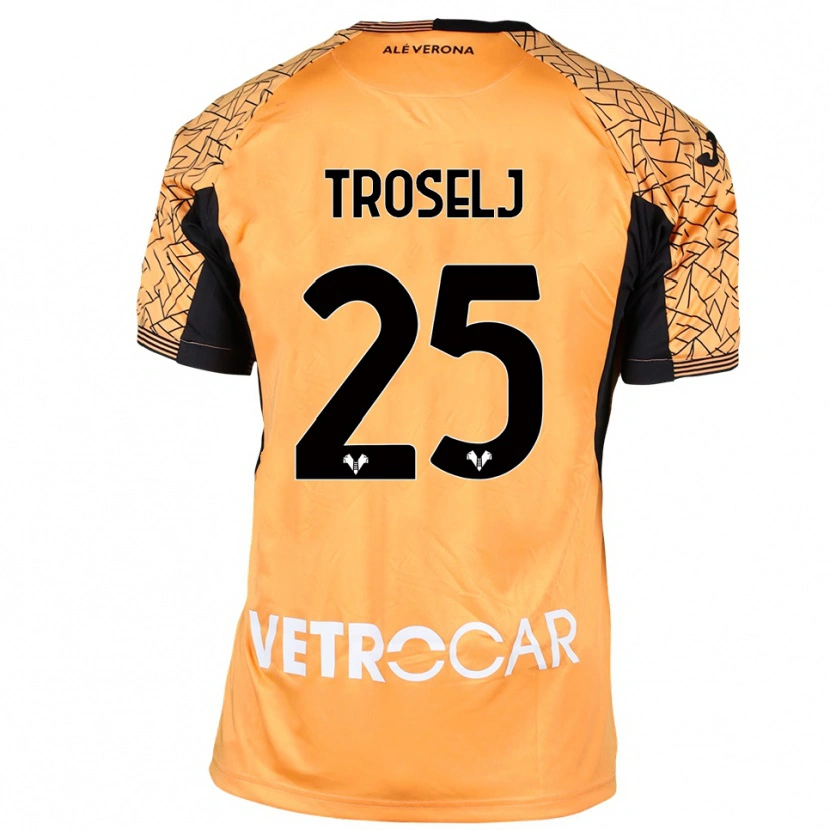 Danxen Men Ethan Troselj #25 Orange Black White Goalkeeper Jersey 2025/26 T-Shirt