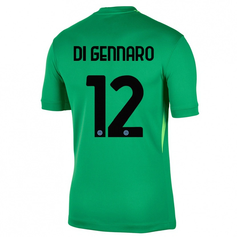 Danxen Men Raffaele Di Gennaro #12 Light Green Black Goalkeeper Jersey 2025/26 T-Shirt