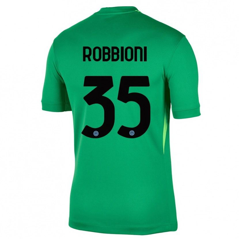 Danxen Men Matilde Robbioni #35 Light Green Black Goalkeeper Jersey 2025/26 T-Shirt