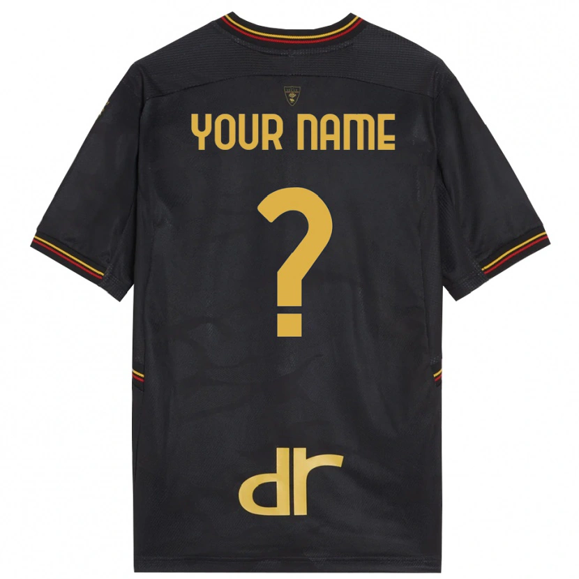 Danxen Men US Lecce Black Brown Goalkeeper Jersey 2025/26 T-Shirt