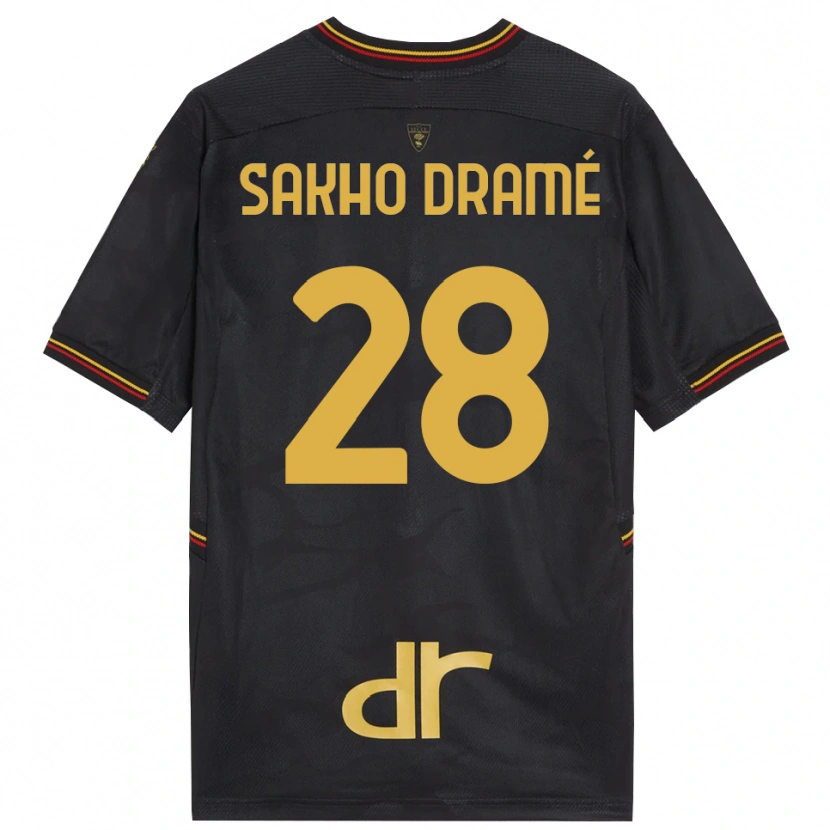 Danxen Men Samba Sakho Dramé #28 Black Brown Goalkeeper Jersey 2025/26 T-Shirt