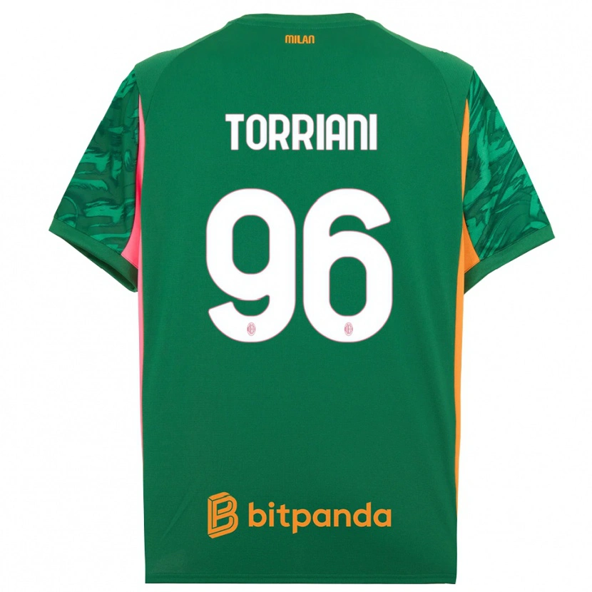 Danxen Men Lorenzo Torriani #96 Green Orange Pink Goalkeeper Jersey 2025/26 T-Shirt