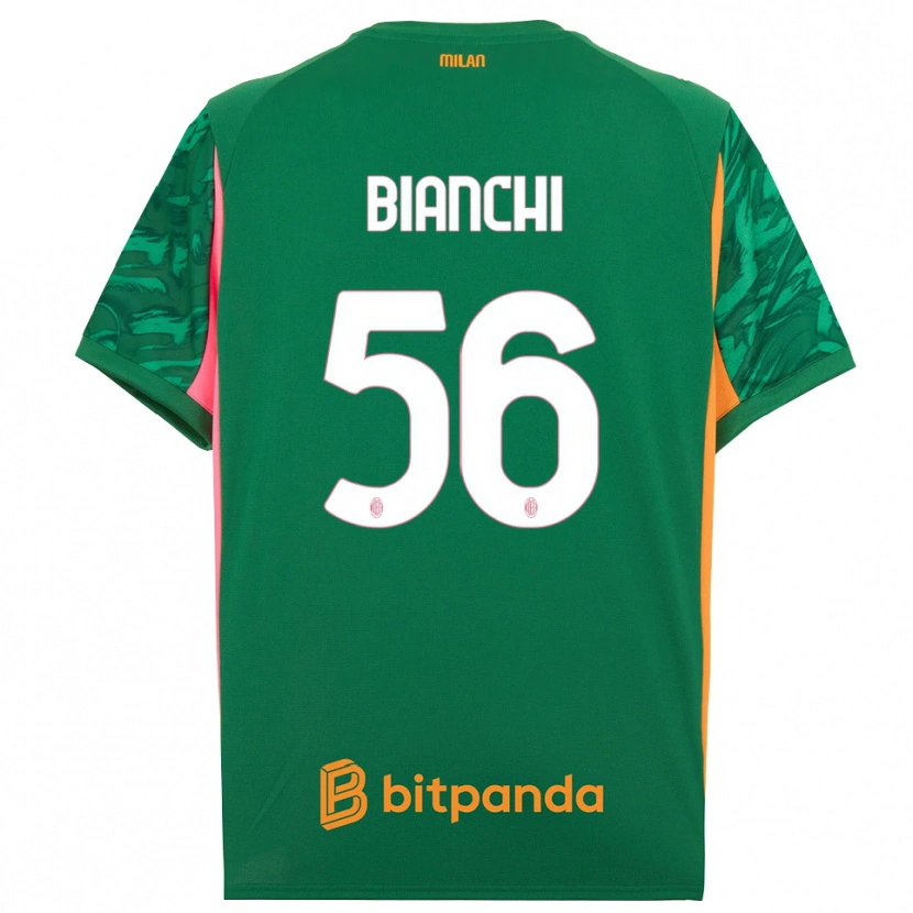 Danxen Men Alessandro Bianchi #56 Green Orange Pink Goalkeeper Jersey 2025/26 T-Shirt