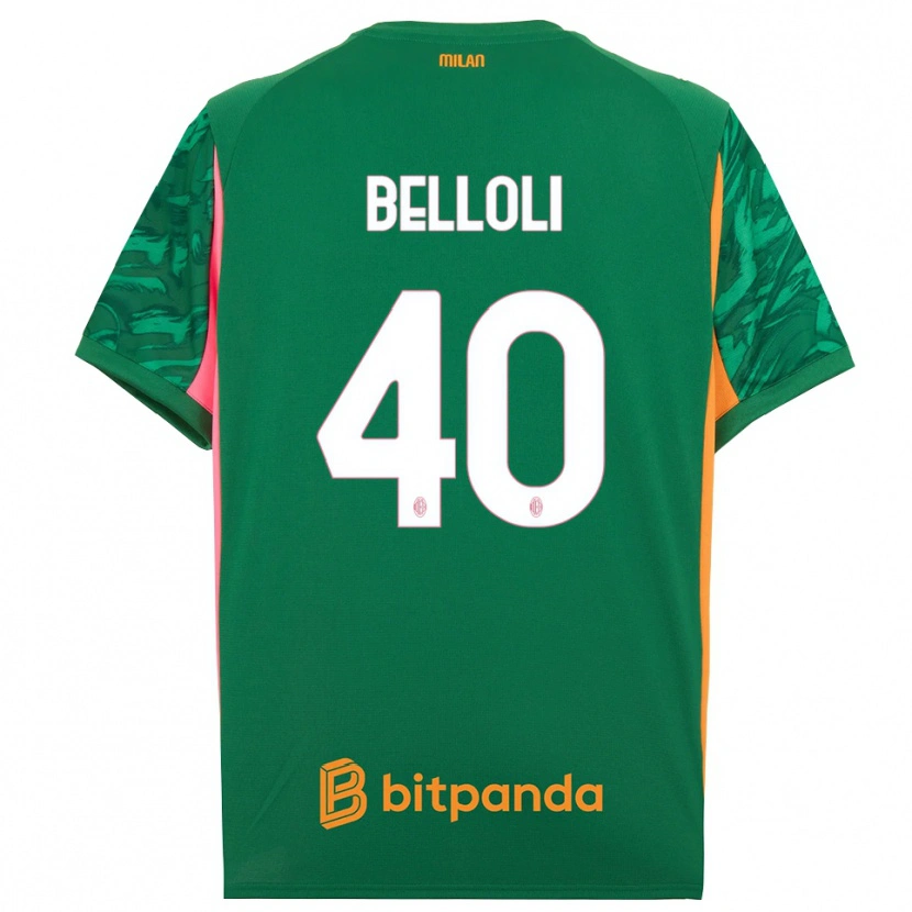 Danxen Men Sofia Belloli #40 Green Orange Pink Goalkeeper Jersey 2025/26 T-Shirt