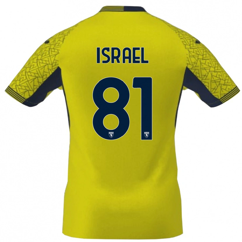 Danxen Men Franco Israel #81 Yellow Black Goalkeeper Jersey 2025/26 T-Shirt