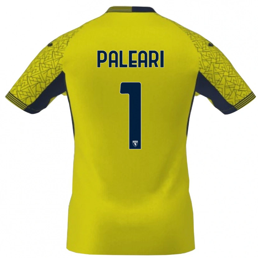 Danxen Men Alberto Paleari #1 Yellow Black Goalkeeper Jersey 2025/26 T-Shirt