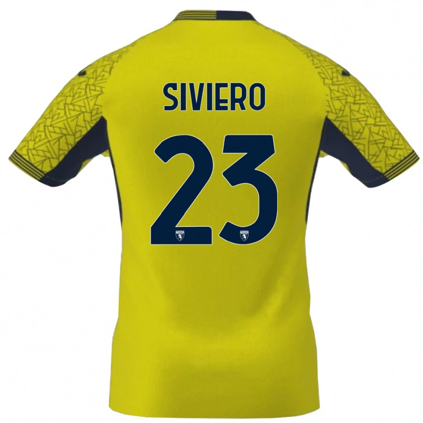Danxen Men Lapo Siviero #23 Yellow Black Goalkeeper Jersey 2025/26 T-Shirt