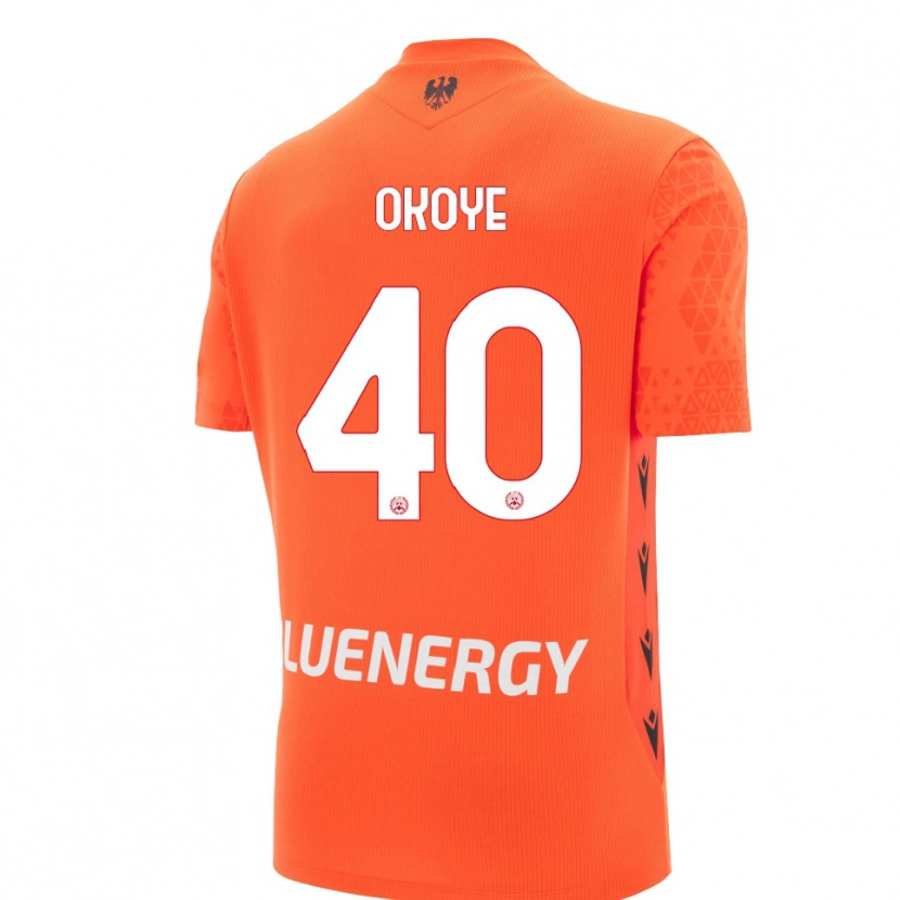 Danxen Men Maduka Okoye #40 Orange Red Black Goalkeeper Jersey 2025/26 T-Shirt