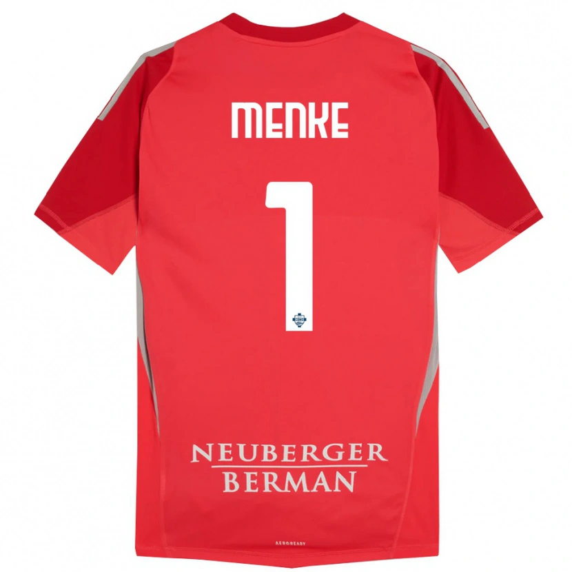Danxen Men Henrique Menke #1 Red Gray Goalkeeper Jersey 2025/26 T-Shirt