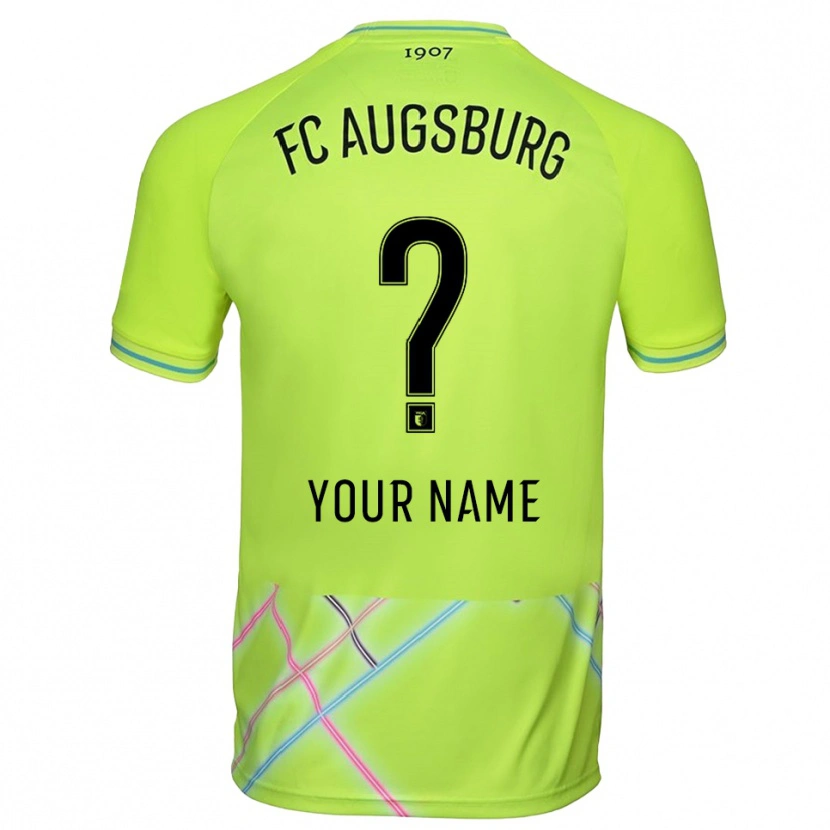 Danxen Men FC Augsburg Green Yellow Black Goalkeeper Jersey 2025/26 T-Shirt