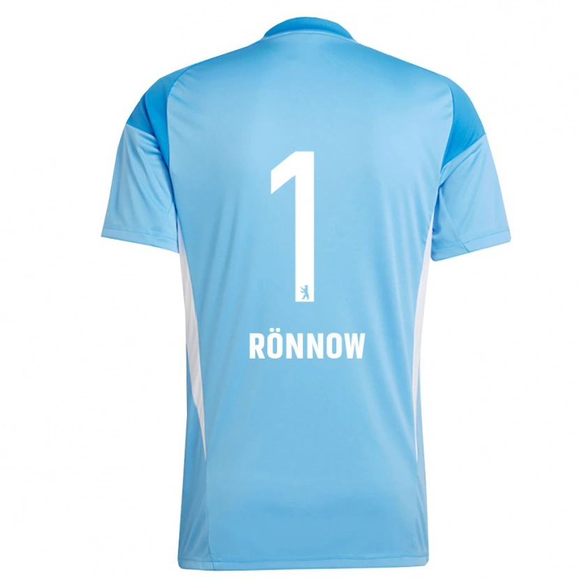 Danxen Men Frederik Rönnow #1 Blue Black Goalkeeper Jersey 2025/26 T-Shirt