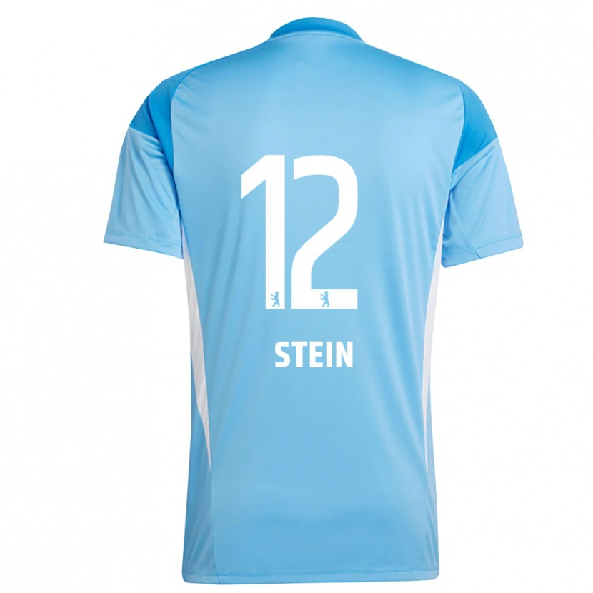 Danxen Men Yannic Stein #12 Blue Black Goalkeeper Jersey 2025/26 T-Shirt