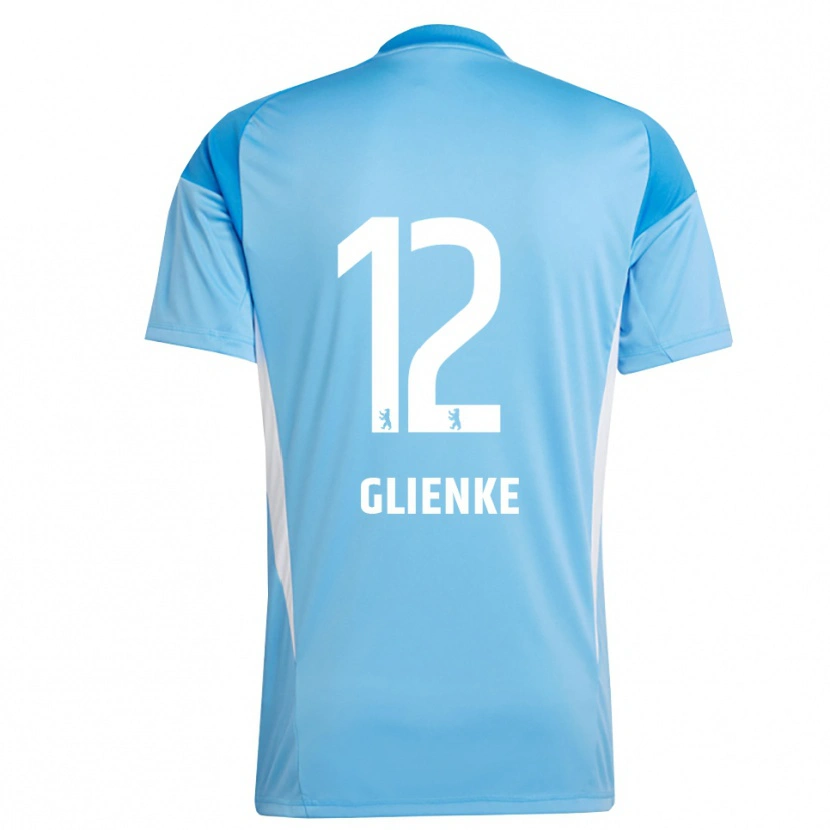 Danxen Men Niklas Glienke #12 Blue Black Goalkeeper Jersey 2025/26 T-Shirt