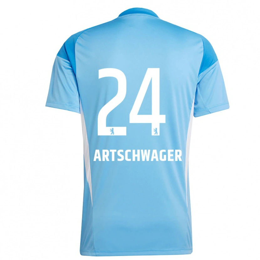 Danxen Men Finn Artschwager #24 Blue Black Goalkeeper Jersey 2025/26 T-Shirt