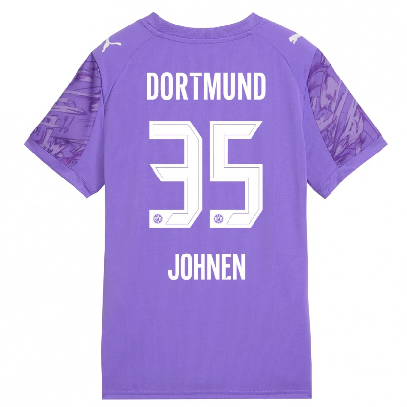Danxen Men Marcel Johnen #35 Lilac White Goalkeeper Jersey 2025/26 T-Shirt