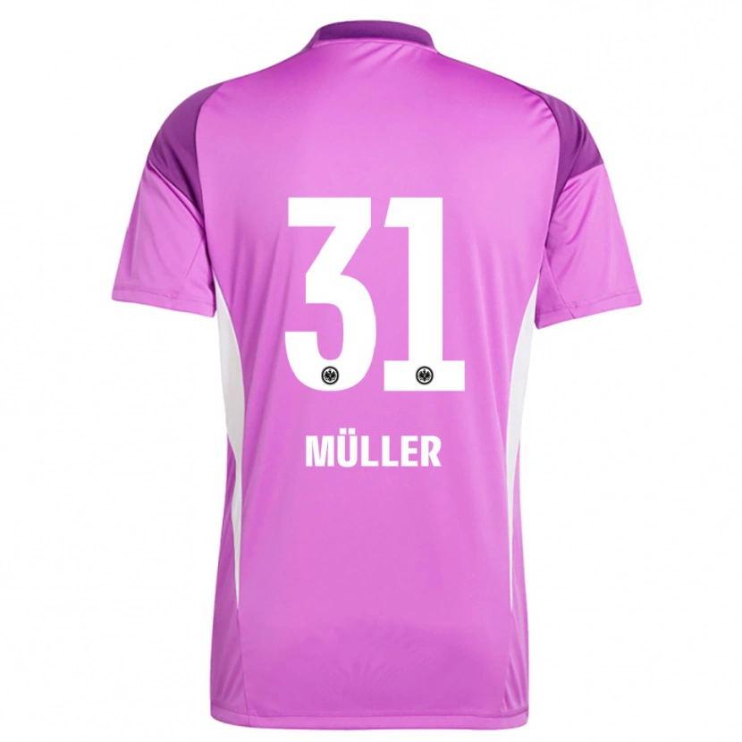 Danxen Men Laurin Müller #31 Lilac White Goalkeeper Jersey 2025/26 T-Shirt