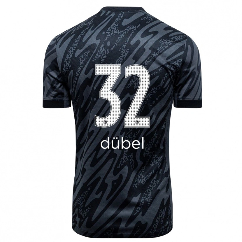 Danxen Men Sarah-Lisa Dübel #32 Black White Goalkeeper Jersey 2025/26 T-Shirt