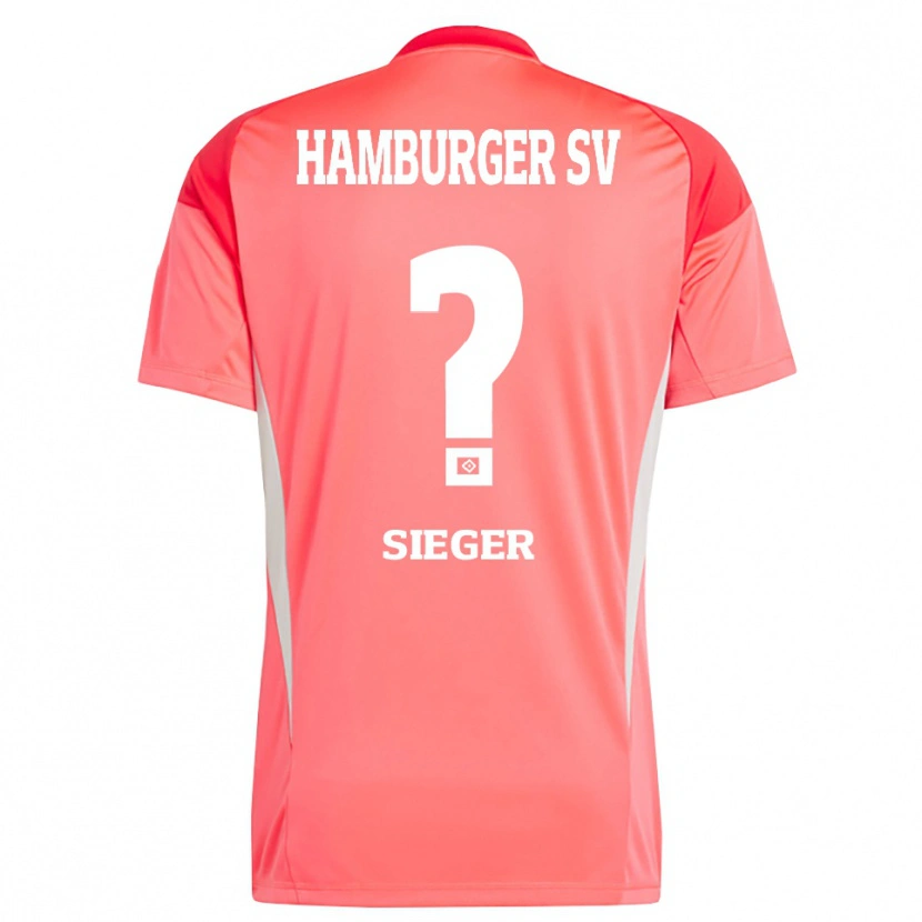 Danxen Men Laura Sieger #0 Red Orange Goalkeeper Jersey 2025/26 T-Shirt