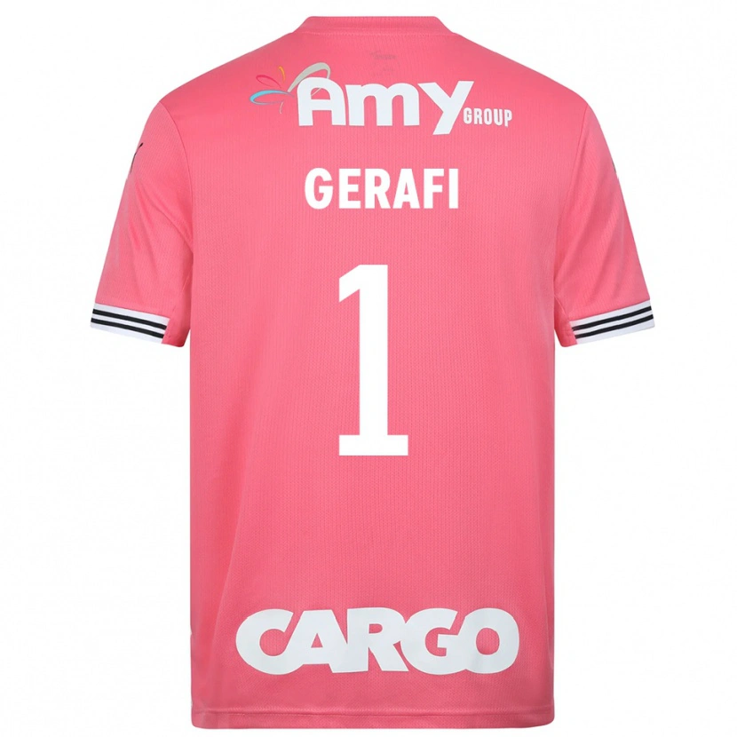Danxen Men Yoav Gerafi #1 Pink White Goalkeeper Jersey 2025/26 T-Shirt