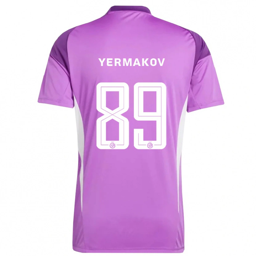 Danxen Men Georgiy Yermakov #89 Lilac Purple Goalkeeper Jersey 2025/26 T-Shirt