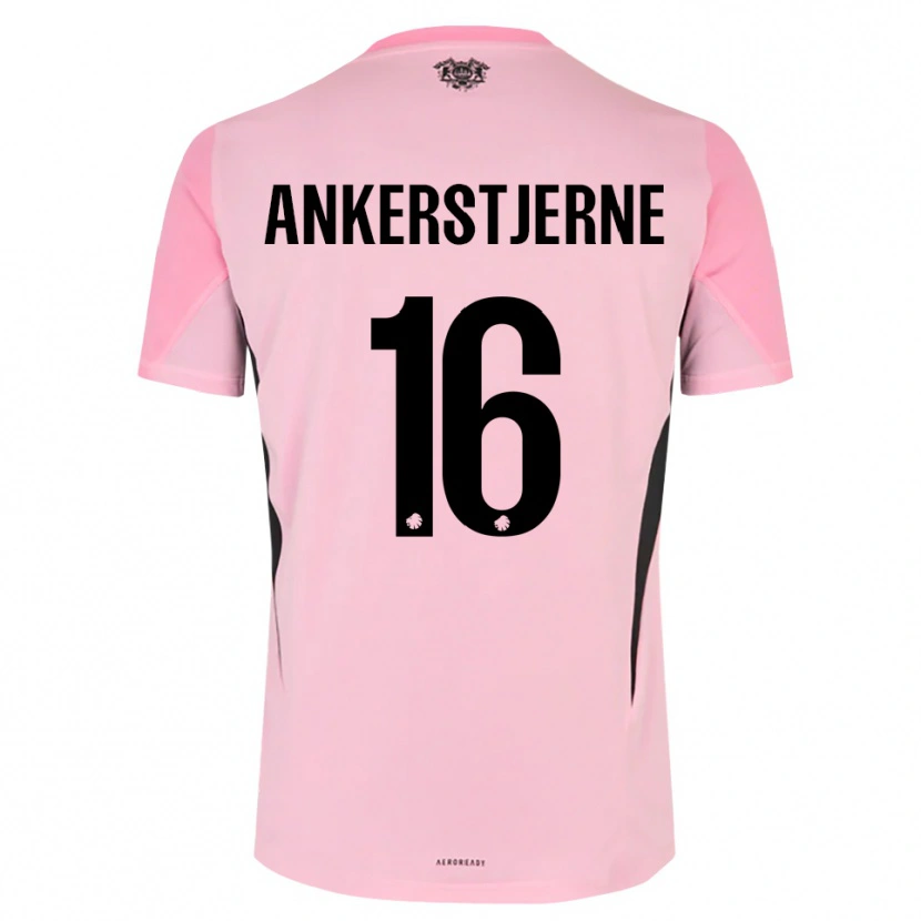 Danxen Men Ida Ankerstjerne #16 Pink Black Goalkeeper Jersey 2025/26 T-Shirt