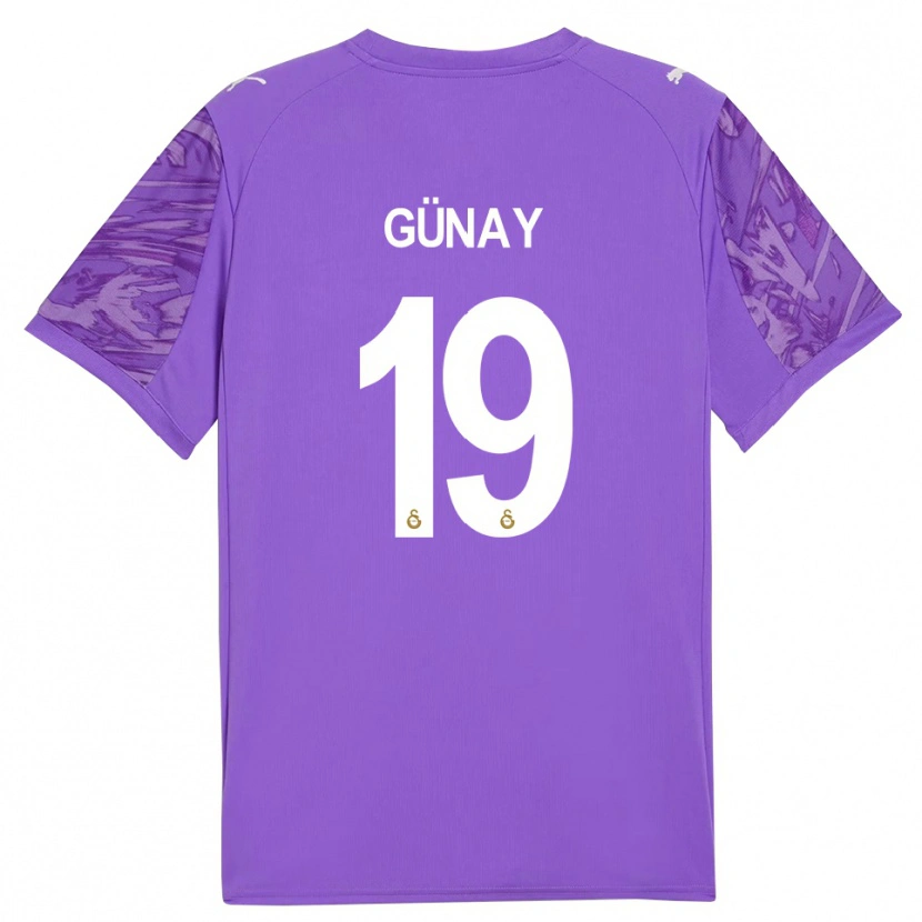 Danxen Men Günay Güvenç #19 Purple White Goalkeeper Jersey 2025/26 T-Shirt