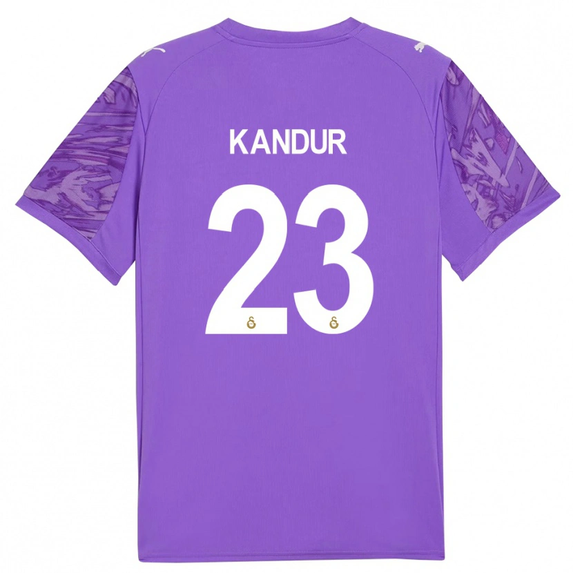 Danxen Men Müge Kandur #23 Purple White Goalkeeper Jersey 2025/26 T-Shirt