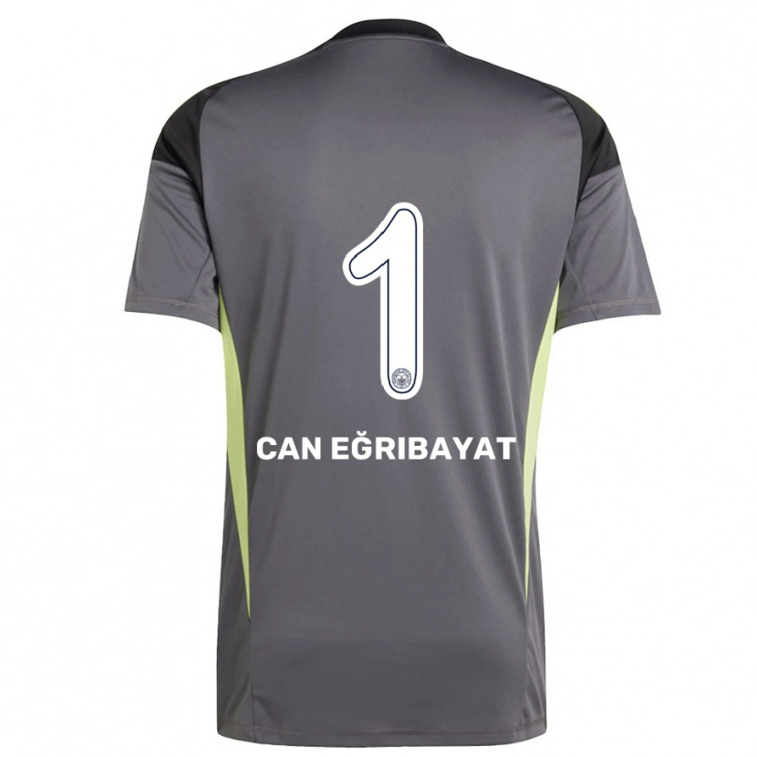 Danxen Men İrfan Can Eğribayat #1 Dim Gray Black Goalkeeper Jersey 2025/26 T-Shirt