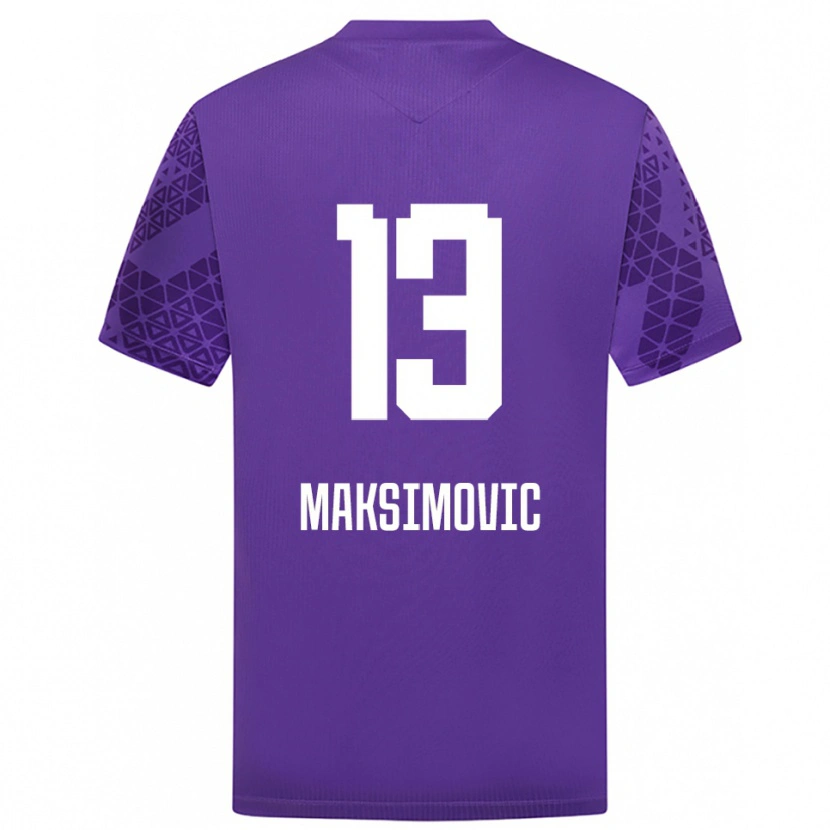 Danxen Men Filip Maksimovic #13 Indigo White Goalkeeper Jersey 2025/26 T-Shirt