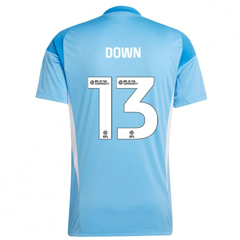 Danxen Women Sam Down #13 Sky Blue Goalkeeper Jersey 2025/26 T-Shirt