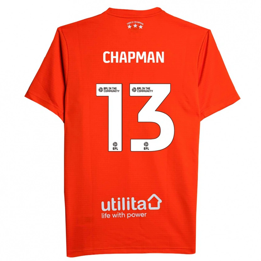 Danxen Women Jacob Chapman #13 Red White Goalkeeper Jersey 2025/26 T-Shirt