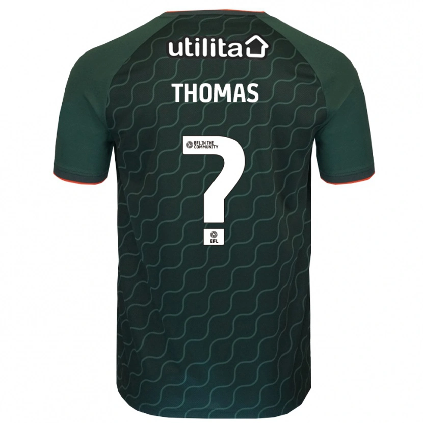 Danxen Women Lucas Thomas #0 Dark Green Goalkeeper Jersey 2025/26 T-Shirt