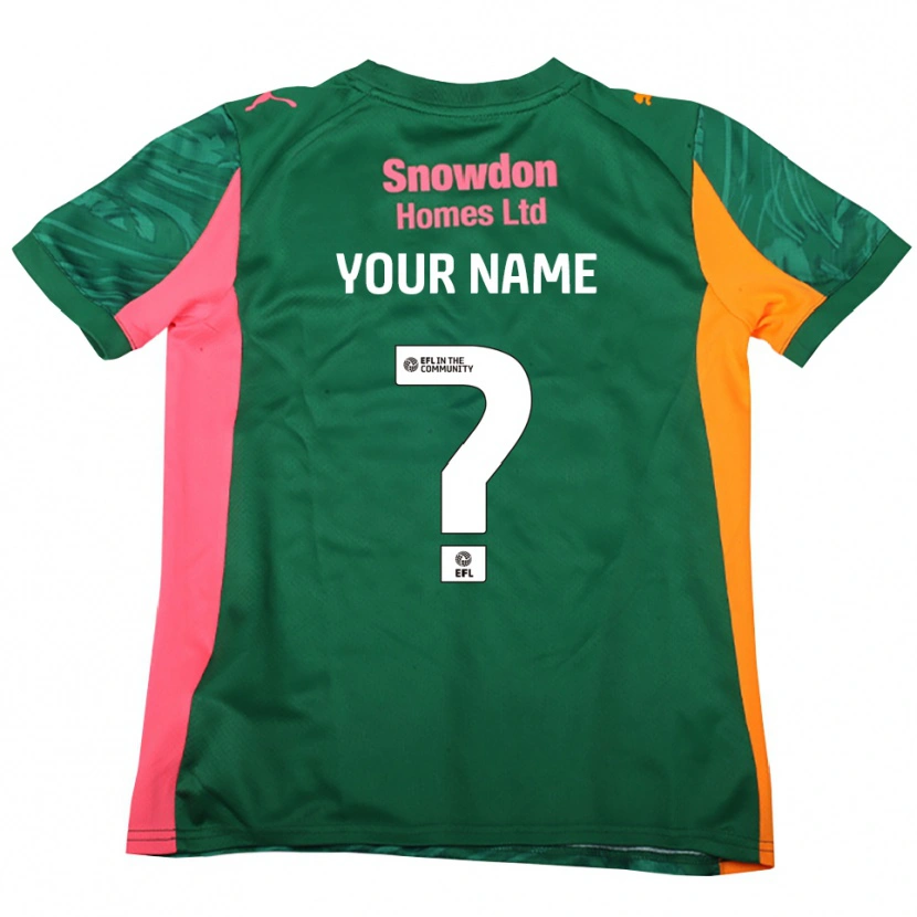 Danxen Women Northampton Town Dark Green Pink Goalkeeper Jersey 2025/26 T-Shirt