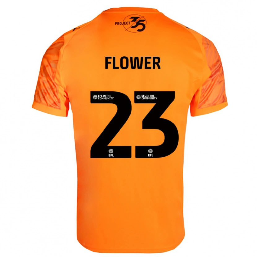 Danxen Women Jack Flower #23 Orange Black Goalkeeper Jersey 2025/26 T-Shirt