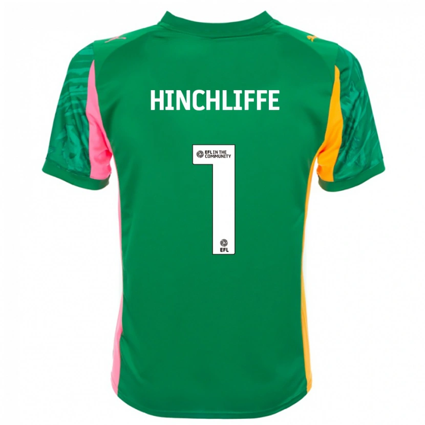 Danxen Women Ben Hinchliffe #1 Green Pink White Goalkeeper Jersey 2025/26 T-Shirt