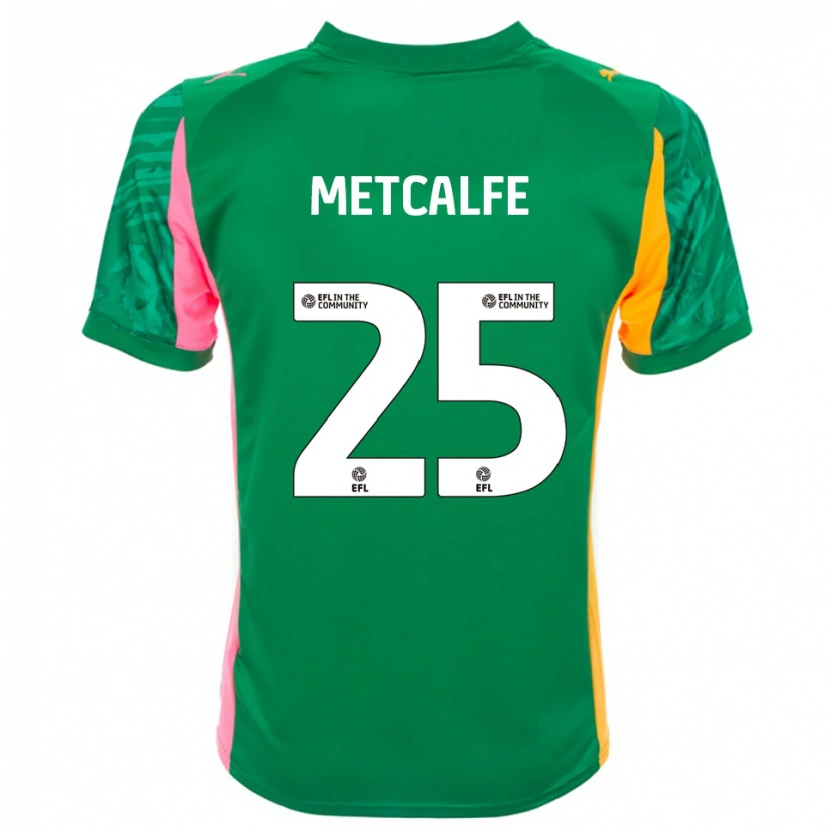 Danxen Women Max Metcalfe #25 Green Pink White Goalkeeper Jersey 2025/26 T-Shirt