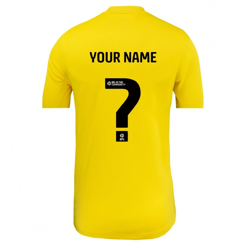 Danxen Women Grimsby Town Yellow Black Goalkeeper Jersey 2025/26 T-Shirt