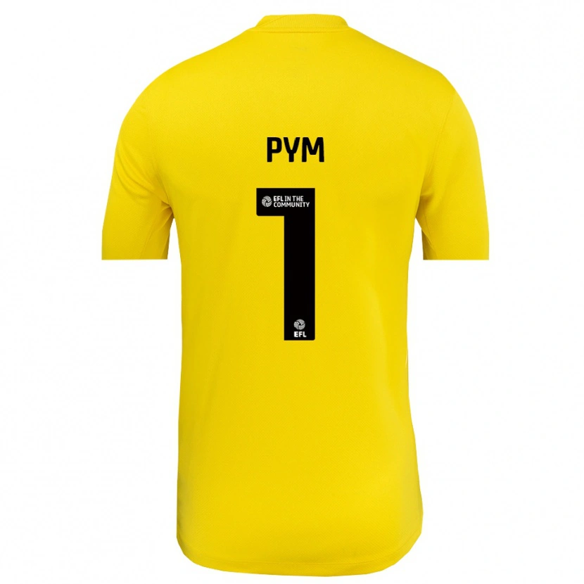 Danxen Women Christy Pym #1 Yellow Black Goalkeeper Jersey 2025/26 T-Shirt
