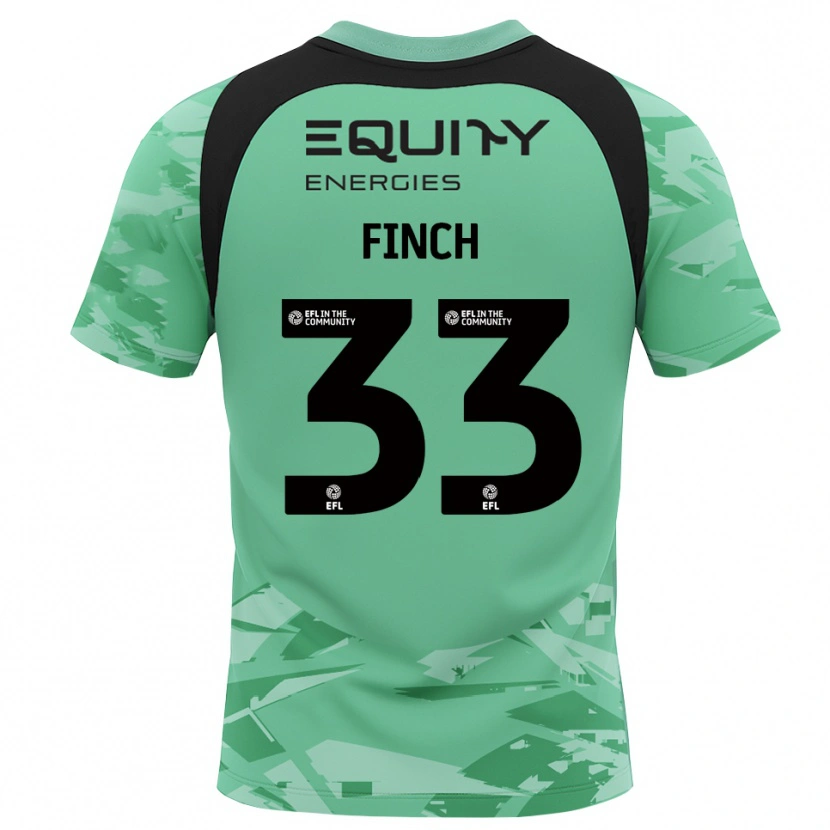 Danxen Women Tom Finch #33 Light Green Glack Goalkeeper Jersey 2025/26 T-Shirt