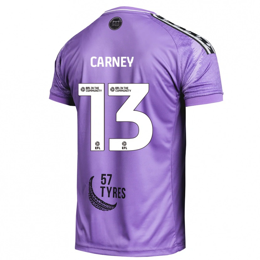 Danxen Women Jacob Carney #13 Light Purple Goalkeeper Jersey 2025/26 T-Shirt