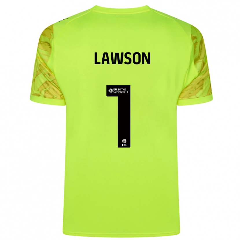 Danxen Women Harvey Lawson #1 Fluorescent Green Goalkeeper Jersey 2025/26 T-Shirt